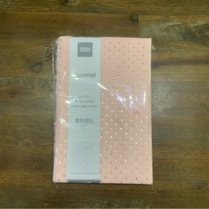 Pink and gold soft furry notebook journal size 5x8. 96 ruled sheets.